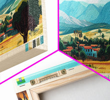 Carregar imagem no visualizador da galeria, Arba Minch, Ethiopia Panoramic Travel Poster Canvas Print, Arba Minch, Ethiopia Painting, Ethiopia Art, Arba Minch Travel Art, Living Room Painting
