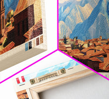 Carregar imagem no visualizador da galeria, Ayacucho, Peru Panoramic Travel Poster Canvas Print, Ayacucho, Peru Painting, Peru Art, Ayacucho Travel Art, Guest Room Painting
