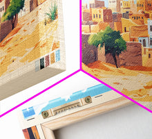 Load image into Gallery viewer, Banadir, Somalia Panoramic Travel Poster Canvas Print, Banadir, Somalia Painting, Somalia Art, Banadir Travel Art, Guest Room Painting
