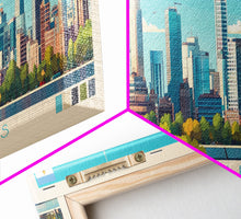 Carregar imagem no visualizador da galeria, Buenos Aires, Argentina Panoramic Travel Poster Canvas Print, Buenos Aires, Argentina Painting, Argentina Art, Buenos Aires Panoramic Travel Art, Travel Painting
