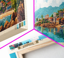 Cargar imagen en el visor de la galería, Chimoio, Mozambique Travel Poster Panoramic Canvas Print, Chimoio, Mozambique Painting, Mozambique Art, Chimoio Travel Art, Guest Room Painting
