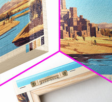 Load image into Gallery viewer, Eldoret, Kenya Panoramic Travel Poster Canvas Print, Eldoret, Kenya Painting, Kenya Art, Eldoret Travel Art, Living Room Painting
