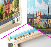 Load image into Gallery viewer, Navan, Ireland Travel Poster Panoramic Canvas Print, Navan, Ireland Painting, Ireland Art, Navan Travel Art, Guest Room Painting
