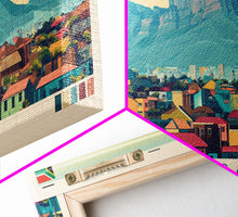 Load image into Gallery viewer, Tembisa, South Africa Panoramic Travel Poster Canvas Print, Tembisa, South Africa Painting, South Africa Art, Tembisa Travel Art, Guest Room Painting
