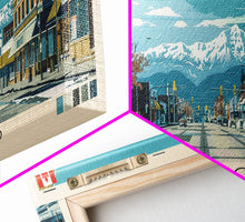Carregar imagem no visualizador da galeria, Abbotsford, Canada Panoramic Canvas Print, Abbotsford, Canada Painting, Canada Art, Abbotsford Travel Poster, Travel Art, Guest Room Painting

