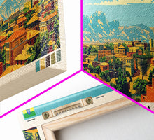Carregar imagem no visualizador da galeria, Adama, Ethiopia Panoramic Canvas Print, Adama, Ethiopia Painting, Ethiopia Art, Adama Travel Poster, Travel Art, Vacation Gift

