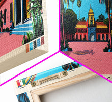 Carregar imagem no visualizador da galeria, Apodaca, Mexico Panoramic Canvas Print, Apodaca, Mexico Painting, Mexico Art, Apodaca Travel Poster, Travel Art, Vacation Gift
