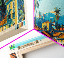 Carregar imagem no visualizador da galeria, Aracaju, Brazil Panoramic Canvas Print, Aracaju, Brazil Painting, Brazil Art, Aracaju Travel Poster, Travel Art, Living Room Painting
