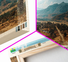 Carregar imagem no visualizador da galeria, Arba Minch, Ethiopia Panoramic Canvas Print, Arba Minch, Ethiopia Painting, Ethiopia Art, Arba Minch Travel Poster, Travel Art, Housewarming Gift
