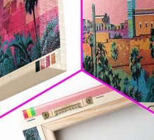 Carregar imagem no visualizador da galeria, Bamako, Mali Panoramic Canvas Print, Bamako, Mali Painting, Mali Art, Bamako Travel Poster, Travel Art, Guest Room Painting
