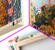 Load image into Gallery viewer, Bangalore, India Panoramic Canvas Print, Bangalore, India Painting, India Art, Bangalore Travel Poster, Travel Art, Vacation Gift
