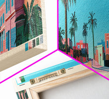 Load image into Gallery viewer, Blida, Algeria Panoramic Canvas Print, Blida, Algeria Painting, Algeria Art, Blida Travel Poster, Travel Art, Housewarming Gift
