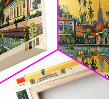 Load image into Gallery viewer, Bogor, Indonesia Panoramic Canvas Print, Bogor, Indonesia Painting, Indonesia Art, Bogor Travel Poster, Travel Art, Vacation Gift
