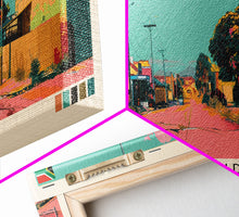 Load image into Gallery viewer, Boksburg, South Africa Panoramic Canvas Print, Boksburg, South Africa Painting, South Africa Art, Boksburg Travel Poster, Travel Art, Housewarming Gift
