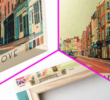 Carregar imagem no visualizador da galeria, Brighton and Hove, England Panoramic Canvas Print, Brighton and Hove, England Painting, England Art, Brighton and Hove Travel Poster, Travel Art, Vacation Gift
