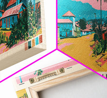 Carregar imagem no visualizador da galeria, Bukavu, Congo Panoramic Canvas Print, Bukavu, Congo Painting, Congo Art, Bukavu Travel Poster, Travel Art, Living Room Painting
