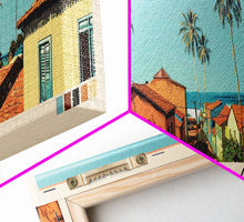 Carregar imagem no visualizador da galeria, Cabinda, Angola Panoramic Canvas Print, Cabinda, Angola Painting, Angola Art, Cabinda Travel Poster, Travel Art, Vacation Gift
