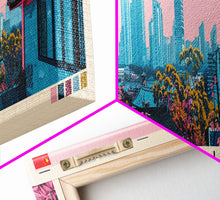 Cargar imagen en el visor de la galería, Changsha, China Panoramic Canvas Print, Changsha, China Painting, China Art, Changsha Travel Poster, Travel Art, Housewarming Gift
