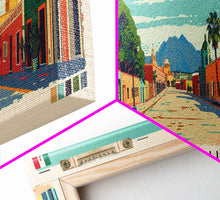 Cargar imagen en el visor de la galería, Chihuahua, Mexico Panoramic Canvas Print, Chihuahua, Mexico Painting, Mexico Art, Chihuahua Travel Poster, Travel Art, Vacation Gift
