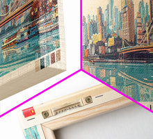 Cargar imagen en el visor de la galería, Chongqing, China Panoramic Canvas Print, Chongqing, China Painting, China Art, Chongqing Travel Poster, Travel Art, Living Room Painting
