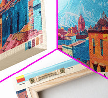 Load image into Gallery viewer, Cobija, Bolivia Panoramic Canvas Print, Cobija, Bolivia Painting, Bolivia Art, Cobija Travel Poster, Travel Art, Vacation Gift
