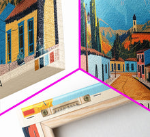 Cargar imagen en el visor de la galería, Colcapirhua, Bolivia Panoramic Canvas Print, Colcapirhua, Bolivia Painting, Bolivia Art, Colcapirhua Travel Poster, Travel Art, Housewarming Gift
