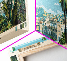 Cargar imagen en el visor de la galería, Constantine, Algeria Panoramic Canvas Print, Constantine, Algeria Painting, Algeria Art, Constantine Travel Poster, Travel Art, Housewarming Gift
