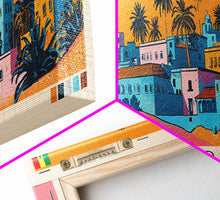 Carregar imagem no visualizador da galeria, Dakar, Senegal Panoramic Canvas Print, Dakar, Senegal Painting, Senegal Art, Dakar Travel Poster, Travel Art, Vacation Gift
