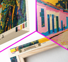 Carregar imagem no visualizador da galeria, Floridablanca, Colombia Panoramic Canvas Print, Floridablanca, Colombia Painting, Colombia Art, Floridablanca Travel Poster, Travel Art, Housewarming Gift
