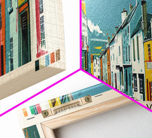 Carregar imagem no visualizador da galeria, Galway, Ireland Panoramic Canvas Print, Galway, Ireland Painting, Ireland Art, Galway Travel Poster, Travel Art, Housewarming Gift
