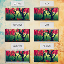 Load image into Gallery viewer, Japanese Maple Forest, Framed Canvas Print, Ready To Hang Wall Art
