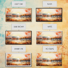 Carregar imagem no visualizador da galeria, Beautiful Sunset Landscape Painting On Canvas, Original Canvas Print Nature Art, Fancy Landscape Wall Art, Bedroom Wall Decor Gifts Boho Art
