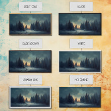 Load image into Gallery viewer, Dreamy Landscape Painting Canvas Print, country side, farmhouse decor, beautiful scenic wall art
