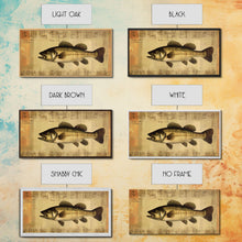 Load image into Gallery viewer, Fish Wall Decor, Animal Wall Art, Nature Wall Art, Minimalist Wall Decor, Panoramic Wall Decor, Canvas Print, Wall Art, Framed Canvas Art
