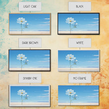 Load image into Gallery viewer, Desert Art, Wildflowers Wall Art, Botanical Painting, Panoramic Art, Wall Art, Canvas Art, Landscape Art, Horizontal Print, Thank You Gift
