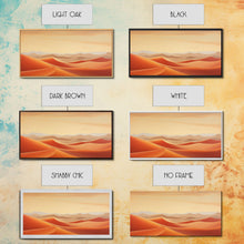 Load image into Gallery viewer, Desert Art, Sand Dune Wall Art, Desert Art Print, Panoramic Art, Wall Art, Canvas Art, Landscape Art, Landscape Print, Travel Art Print
