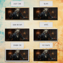 Load image into Gallery viewer, The Victorian Gentleman Werewolf, Halloween Art Print, Framed Canvas Art, Halloween Poster Print, Victorian Dark Academia Oil Painting
