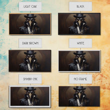 Load image into Gallery viewer, Creepy Clown Art, Halloween Prints, Framed Canvas Wall Decor, Clown Decor, Halloween Wall Art
