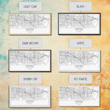 Carregar imagem no visualizador da galeria, Anaheim Street Map, California Map, Map Print, Modern Art, Wall Art, Canvas Print, Room Décor Aesthetic, Indie Room Décor, Wall Prints
