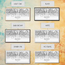 Carregar imagem no visualizador da galeria, Arlington Street Map, Texas Map, Map Print, Modern Art, Wall Art, Canvas Print, Travel Art, Apartment Décor, Summer Gift, Laundry Room Décor

