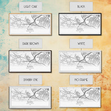 Carregar imagem no visualizador da galeria, Austin Street Map, Texas Map, Map Print, Modern Art, Wall Art, Canvas Print, Teen Girl Room Décor, Gift For Coworker, Bookshelf Décor
