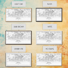 Carregar imagem no visualizador da galeria, Beijing Street Map, China Map, Map Print, Modern Art, Wall Art, Canvas Print, Asian Art Print, Moving Gift, Travel Wall Art, Apartment Décor
