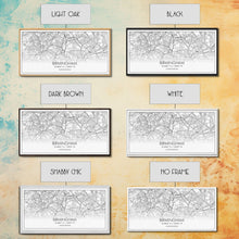 Carregar imagem no visualizador da galeria, Birmingham Street Map, United Kingdom Map, Map Print, Modern Art, Wall Art, Canvas Art, Grandma Gifts, Dorm Décor, Office Wall Art, Prints
