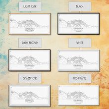 Load image into Gallery viewer, Edinburgh Street Map, Scotland Map, Map Art, Minimalist Art, Wall Art, Canvas Art, Travel Wall Art, Husband Gift, Office Décor For Men
