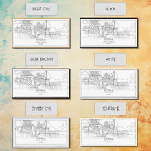 Carregar imagem no visualizador da galeria, Eugene Street Map, Oregon Map, Map Art, Minimalist Art, Wall Art, Canvas Art, Newlywed Gift, Bar Wall Décor, Rustic Home Décor, Couples Gift
