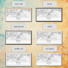 Load image into Gallery viewer, Riverside City Map, California Art, Map Print, Minimalist Wall Art, Wall Art, Canvas Art, Panoramic Wall Art, Gift For Graduation, Room Art

