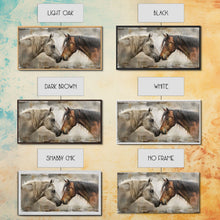 Load image into Gallery viewer, Cowboy Riding in Desert Landscape, Framed Canvas Print for Rustic Living Room Decor, Western Art for Home and Bedroom Decoration
