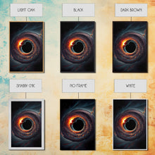 Cargar imagen en el visor de la galería, Eye Of the Storm, Galaxy art, framed canvas print, unique space decor
