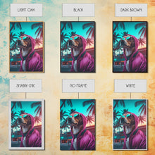 Cargar imagen en el visor de la galería, Corgi In Hot Pink Hoodie Sunglasses Wall Print, Dog Portrait, Dog Art Print, Framed Wall Art, Framed Canvas, Wall Print, Wall Canvas
