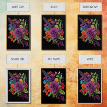 Carregar imagem no visualizador da galeria, Beautiful Wildflowers Canvas Prints  - Set of 3 - Framed Wall Art- Wild Flowers - Mother&#39;s Day - Gift For Her - Floral / Botanical Art

